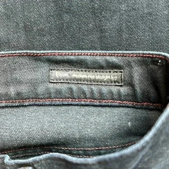 Citizens of Humanity Elson Medium Rise Straight Leg Jeans Black Size 30 - Picture 8 of 10